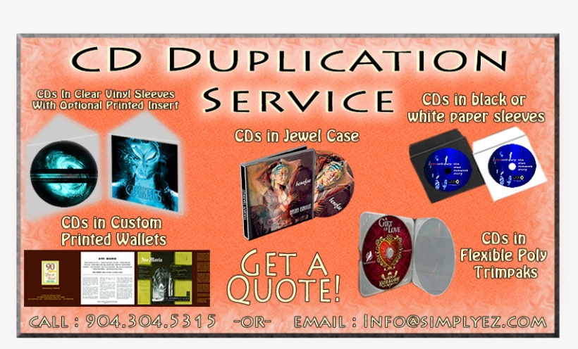 Cd Duplication Services, transparent png #7553409