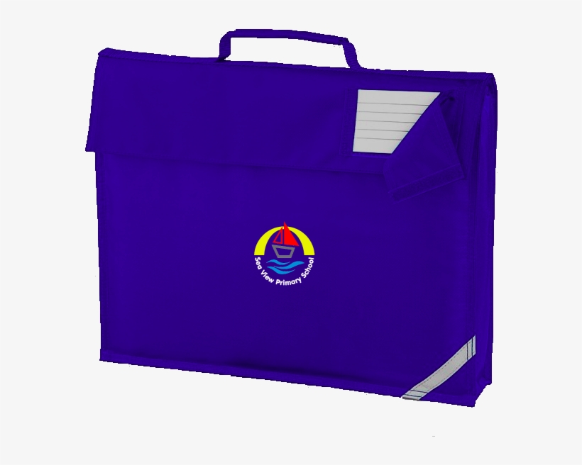Sea View Primary School Royal Blue Book Bag, transparent png #7555178