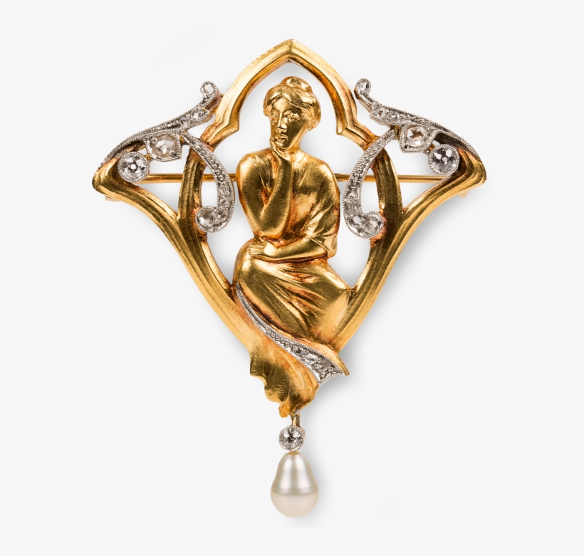 Lady In Gold, transparent png #7556247