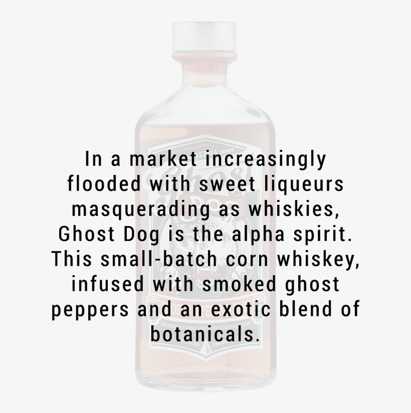 Chambers Bay Distillery Ghost Dog Whiskey 750ml, transparent png #7556746