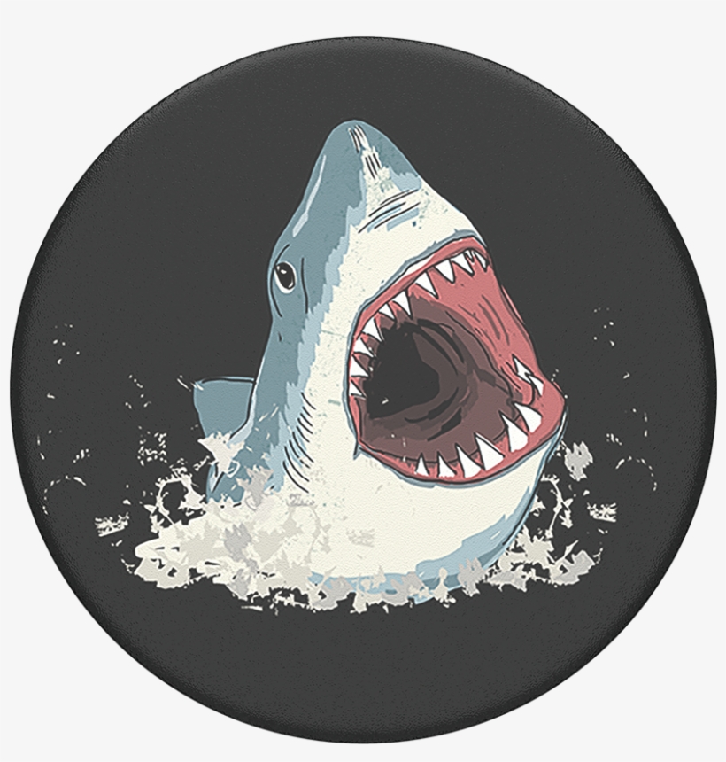 Shark , Popsockets, transparent png #7557555