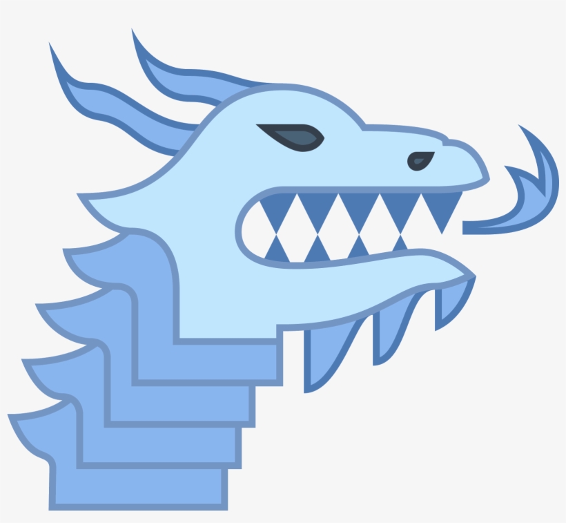 There Is A Head Of A Dragon Spitting Fire And Facing, transparent png #7557890
