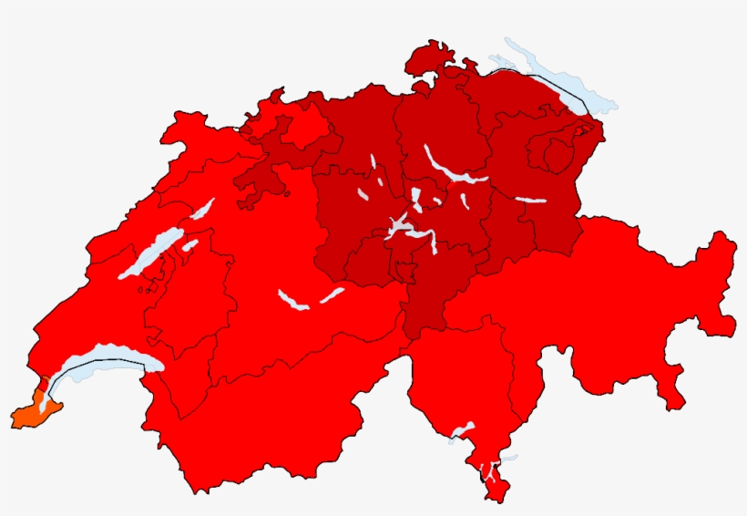 Mapa Referéndum De Suiza, transparent png #7559794