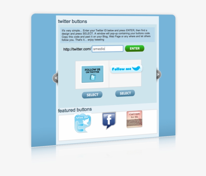 Twitterbuttons Offers Several Pages Of Free “follow”, transparent png #7559797