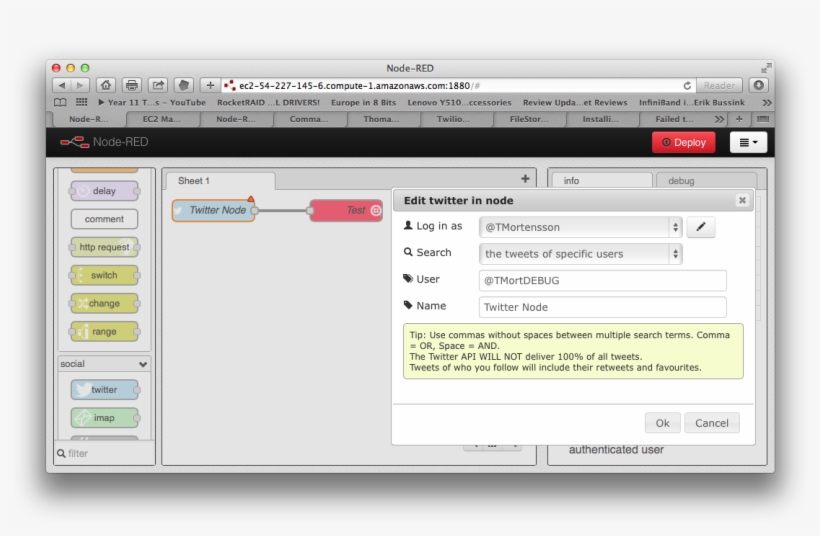 Node Twitter Png Twilio Node, transparent png #7560687