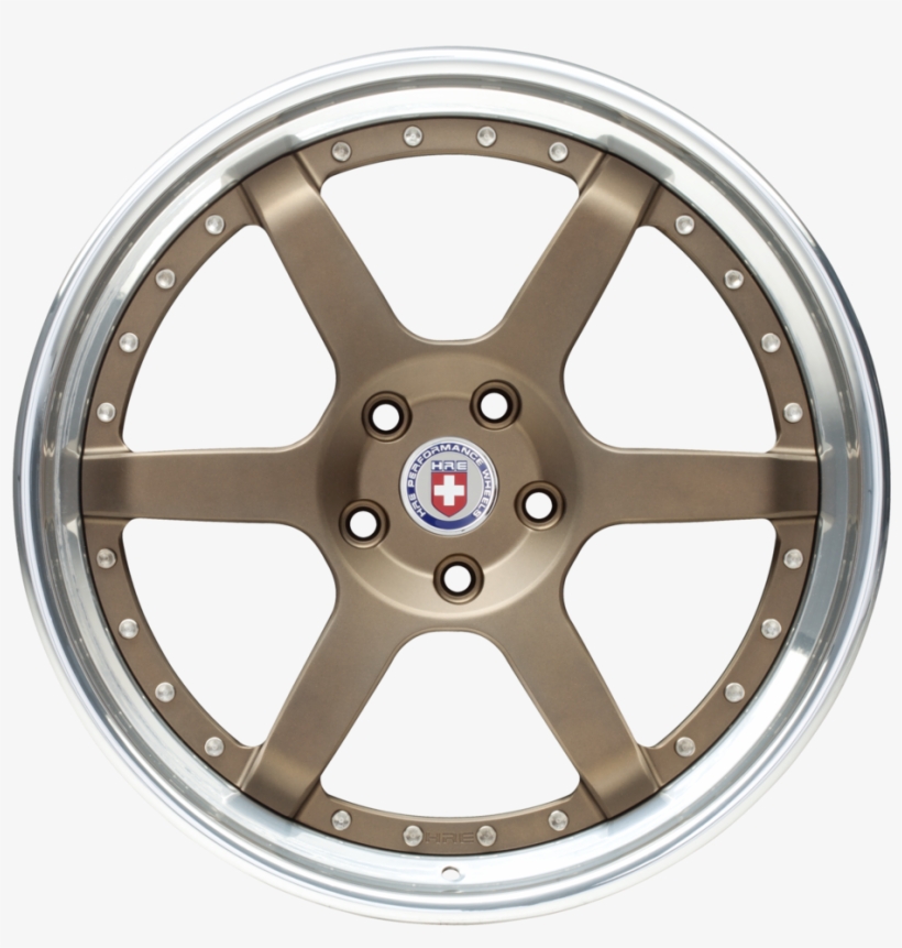 Hre C106 Bronze Face With Polished Lip Finish Wheels, transparent png #7562406