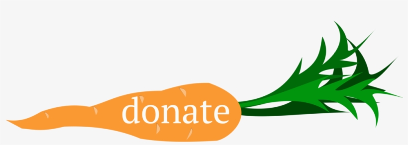 Carrot Clipart Donate, transparent png #7562409