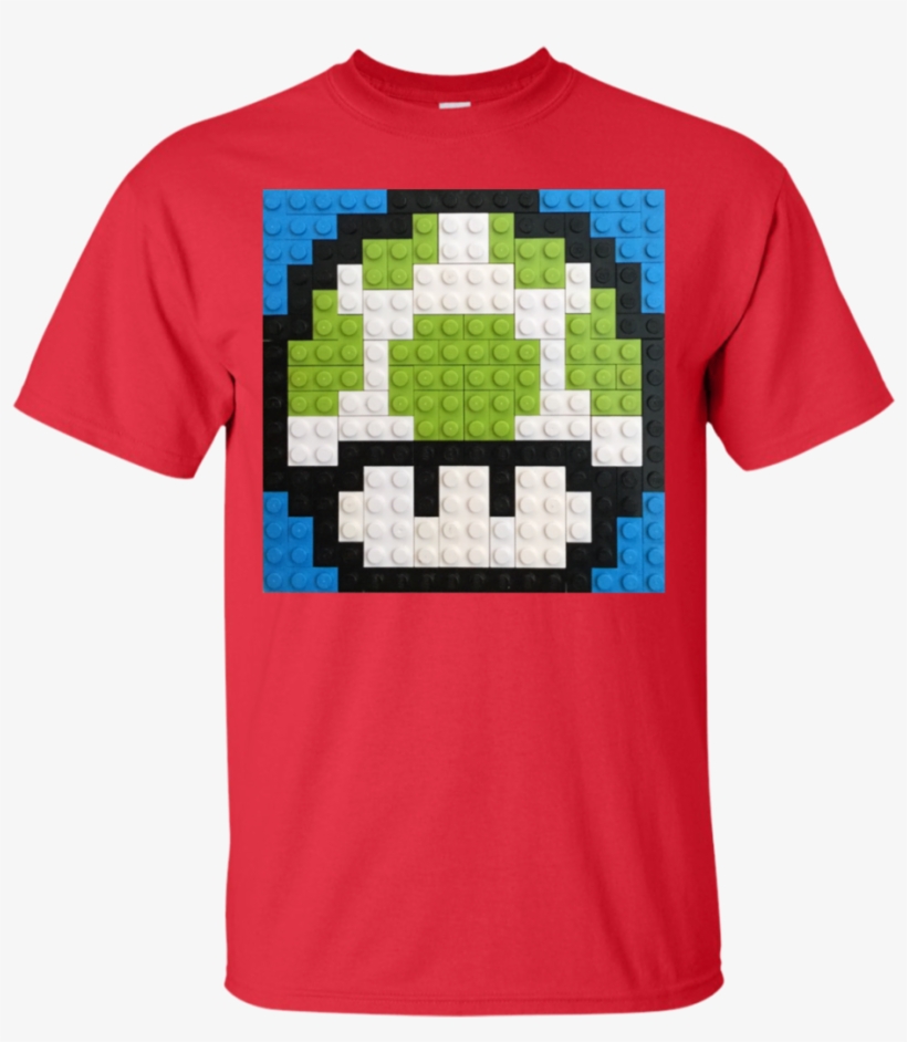 Lego Super Mario Mushroom Shirt T Shirt & Hoodie, transparent png #7563917