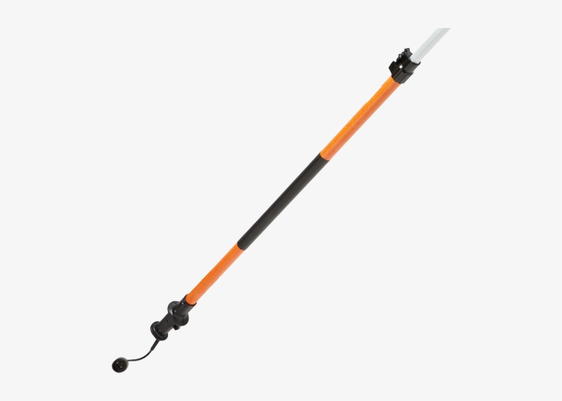 Adjustable Aluminum Upper Pole With Flip And Lock Clamps, transparent png #7566656