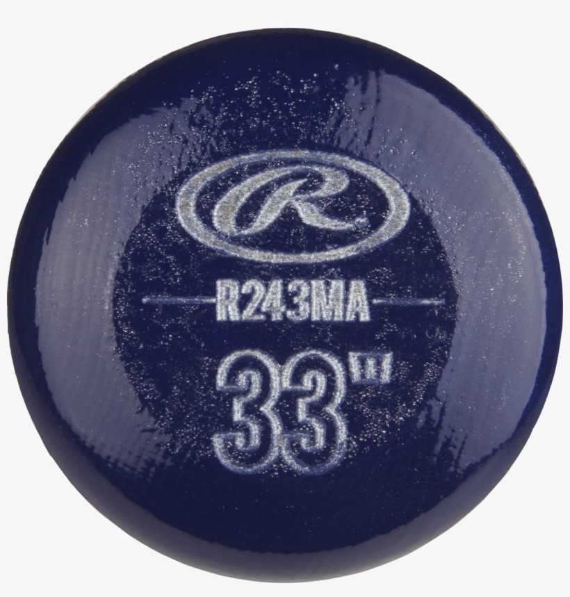 Knob View Of Rawlings Big Stick Maple Ace Wood Baseball, transparent png #7567583