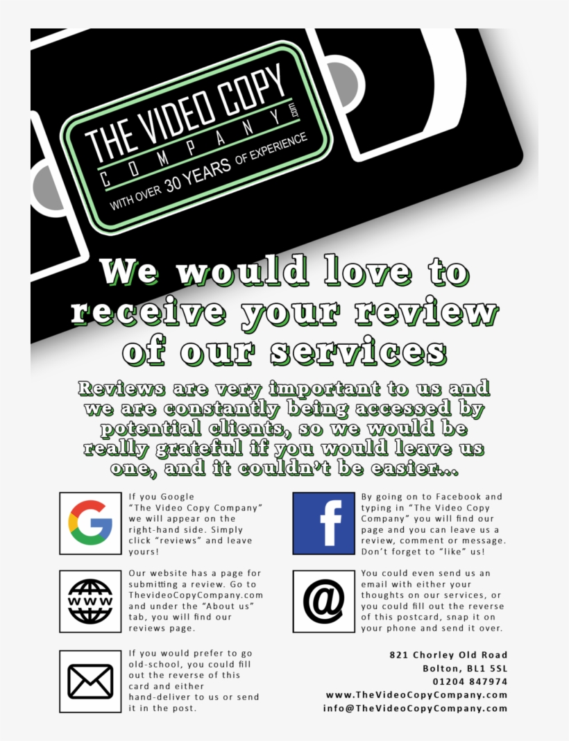 Review Postcard Rgb For Website, transparent png #7567586