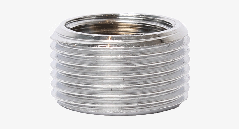 Gevindring 3/4" X 1/2" Chrom, transparent png #7567644