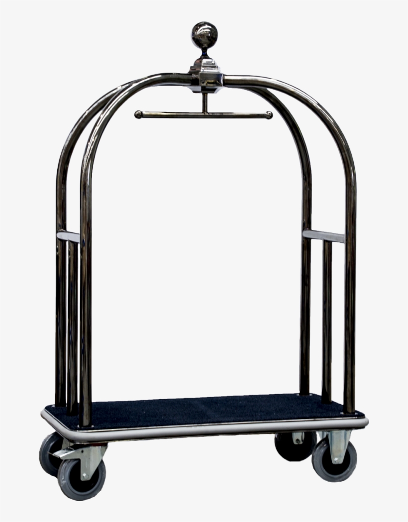 Hos 101 Bbwbkl Wagen Bellboy Trolley 5 Star Large Black, transparent png #7568079