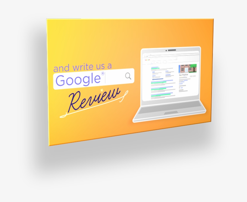 Then, Send Review Us On Google Home With Patients Along, transparent png #7568693