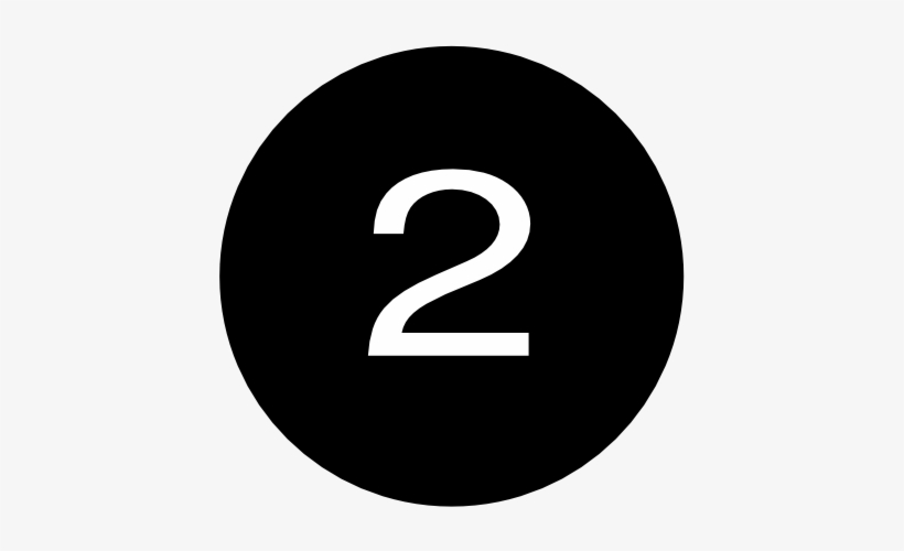 Number Two Png, transparent png #7569596