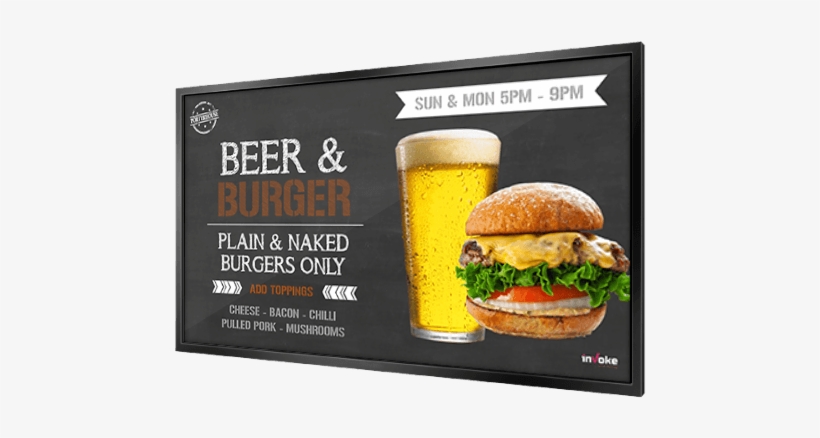 Invoke Digital Signage Digital Screen For Porterhouse, transparent png #7570549