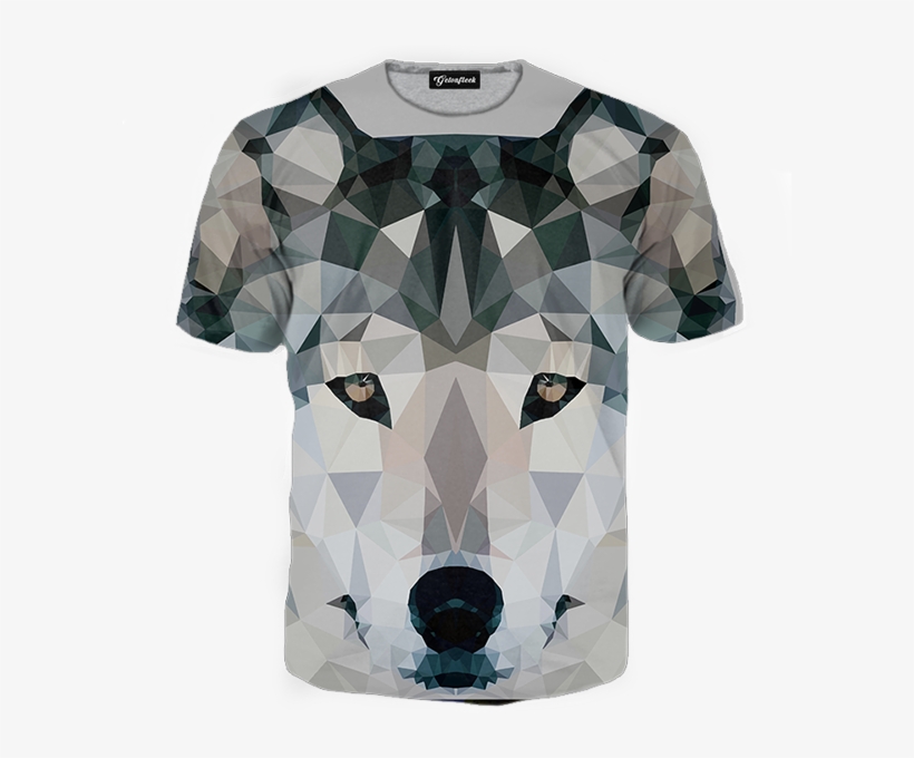 Abstract Wolf Tee, transparent png #7571902