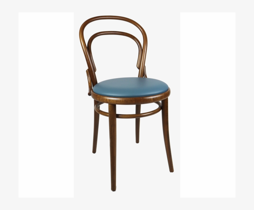 Number 14 Upholstered Bowback Bentwood Chair, transparent png #7574519