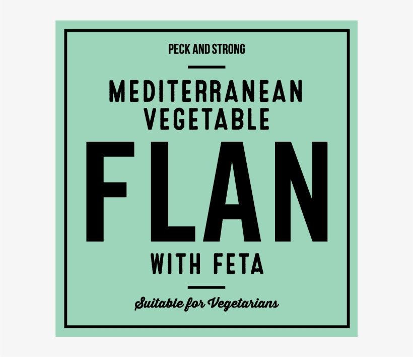 Mediterranean Vegetable Flan With Feta, transparent png #7575932