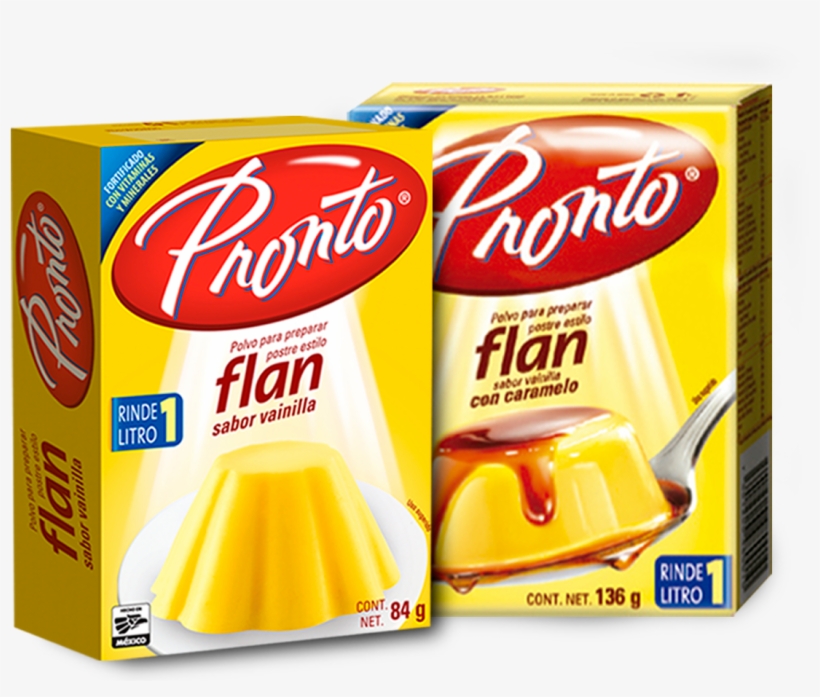 Flan Pronto, transparent png #7576347