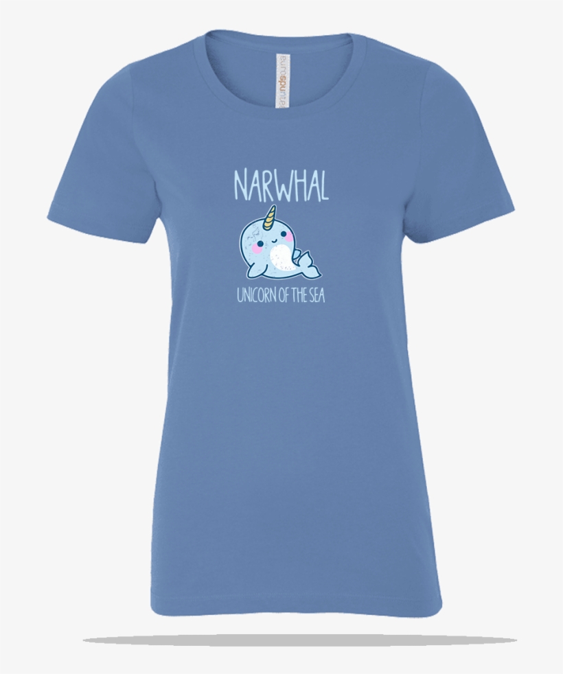 Unicorn Of Sea Ladies Tee, transparent png #7577792