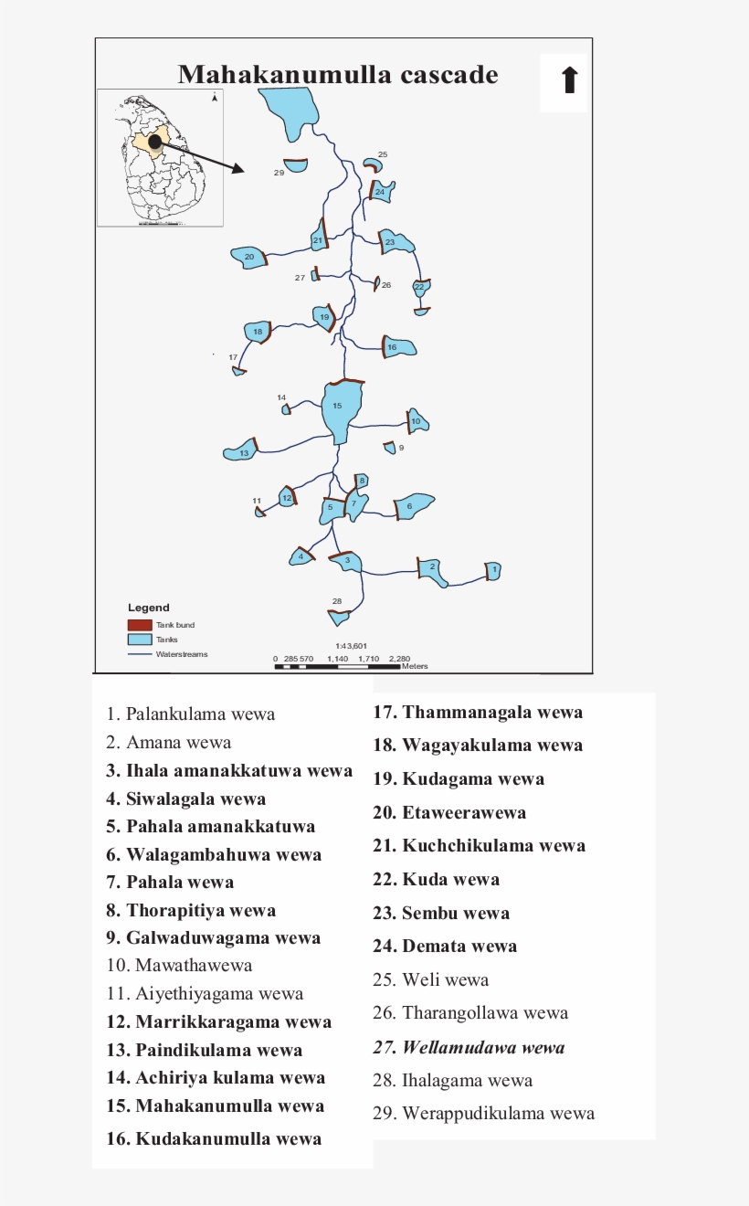 Map Of Mahakanumulla Cascade, transparent png #7579414
