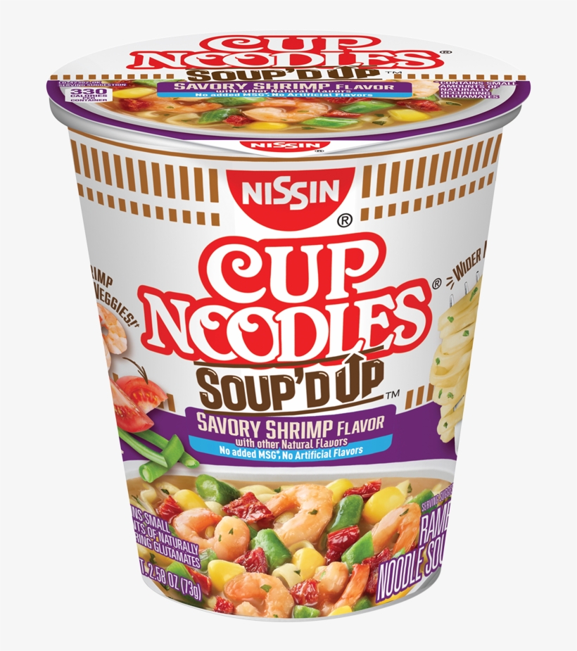 70662 40302 Cup Noodles Soupd Up Savory Shrimp Unit, transparent png #7579811