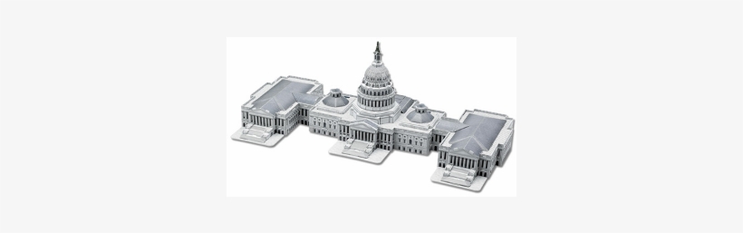The U - S - Capitol - 3d Jigsaw Puzzle, transparent png #7580518