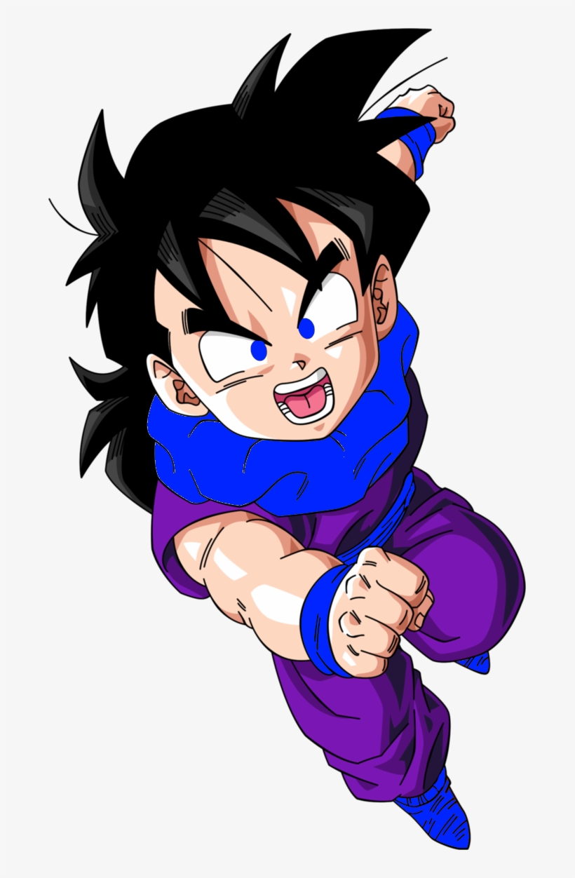 Kid Gohan Colored By Gmaffia D471ye4 2, transparent png #7581546