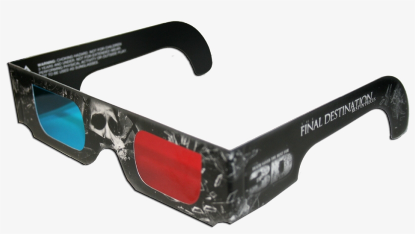The Final Destination 3d Glasses, transparent png #7582477