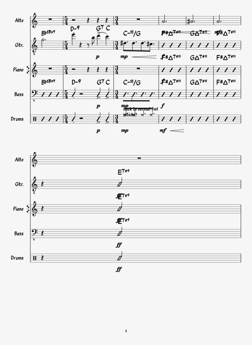 Unexpected Pizza Party Sheet Music Composed By Composed, transparent png #7584444