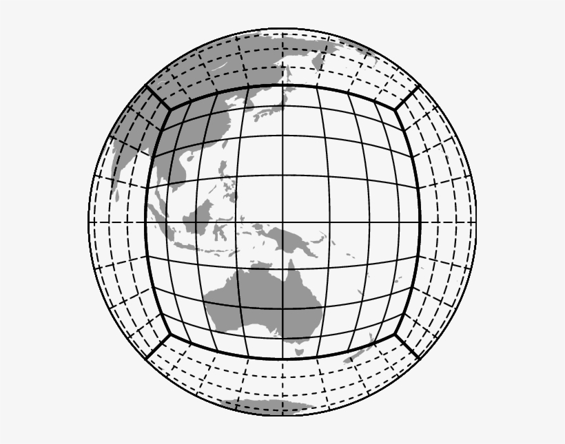 Cubed Sphere Grid Designed By Sadourny - Sphere, transparent png #7586985