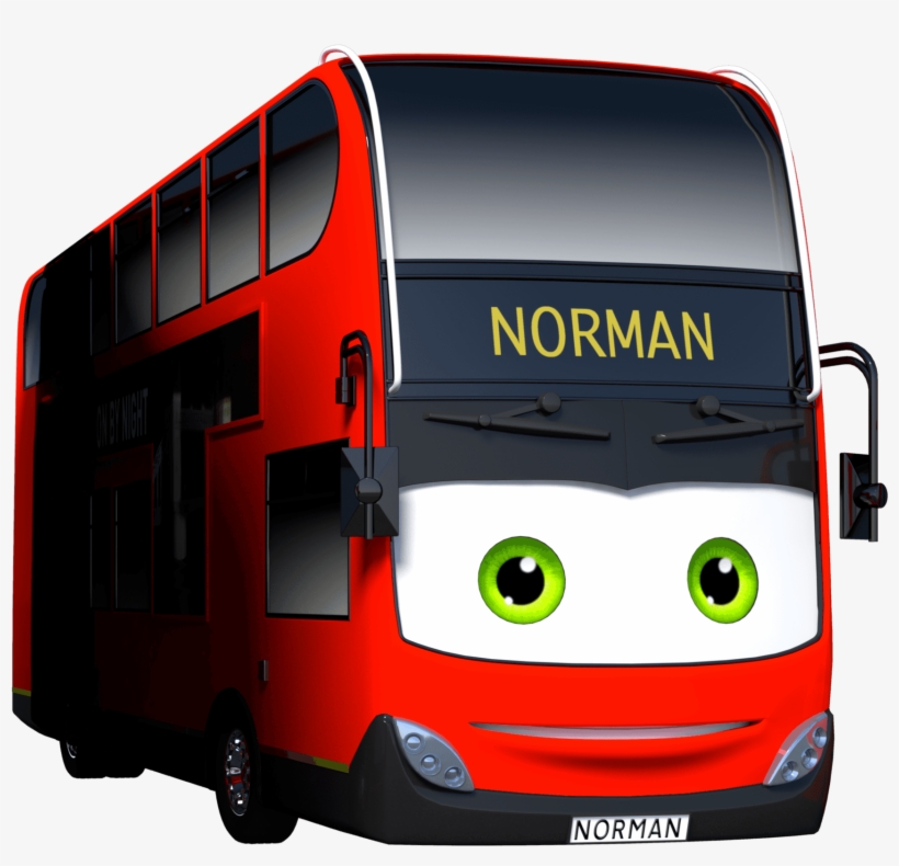 Double-decker Bus, transparent png #7587491