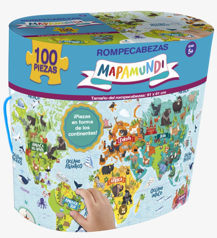 Rompecabezas Mapamundi Novelty - Box, transparent png #7587796