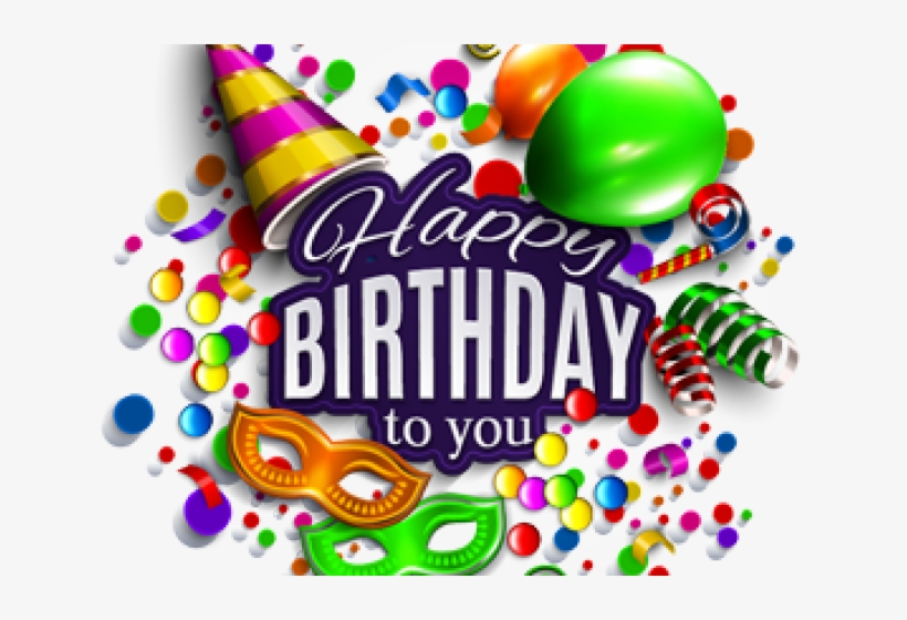 3d Clipart Happy Birthday - Transparent Happy Birthday Png, transparent png #7588479
