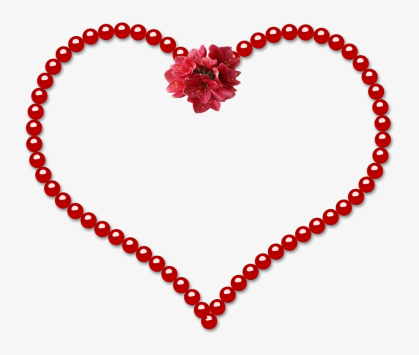 Fotki Gifs, Clean Heart, Heart Frame, Amai, Pearls, - Liveinternet Ru Скрап Набор Fashion, transparent png #7588602