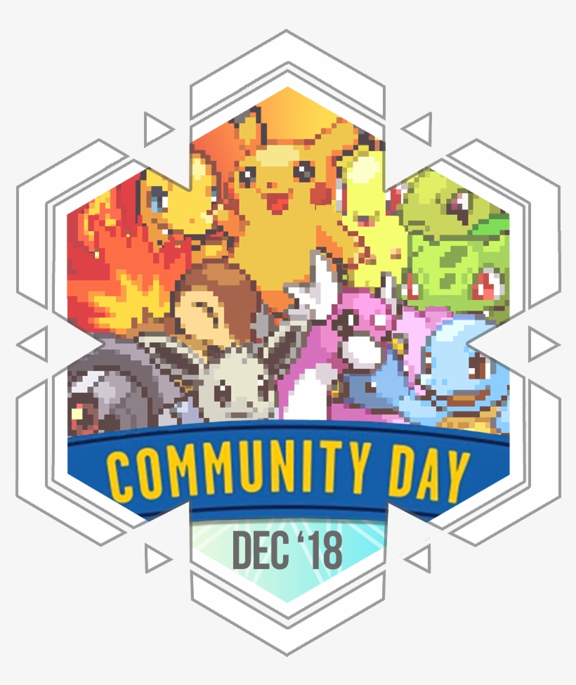 Badge-large - December Community Day Badge, transparent png #7588833