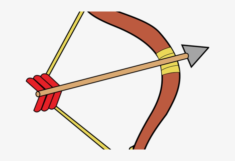 Image Of Bow And Arrow - Archery Bow And Arrow Clipart, transparent png #7589575