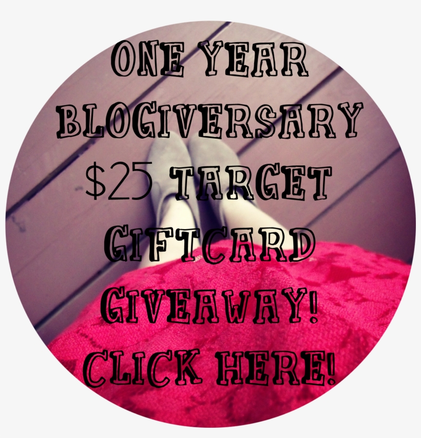 One Year Blogiversary Target Giftcard Giveaway At Sincerely,, transparent png #7589652