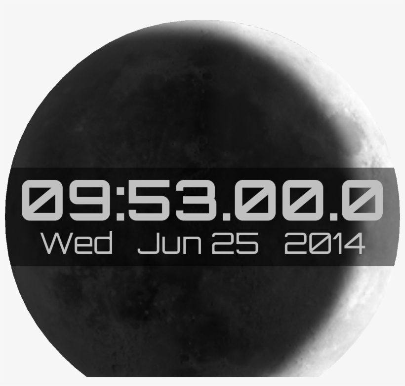 Moon Phase 24h Watch Face Preview, transparent png #7590026