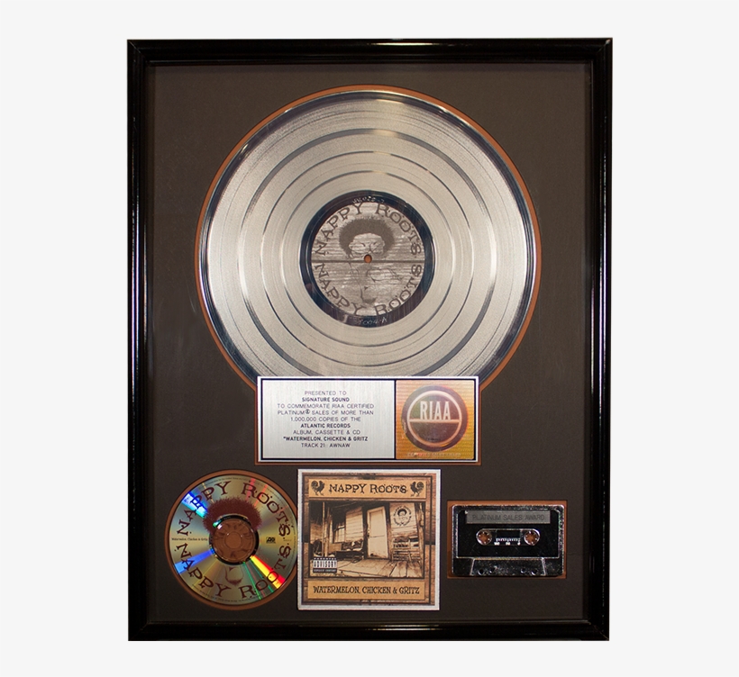 Platinum Record Png - Roots Watermelon Chicken And Gritz, transparent png #7590671