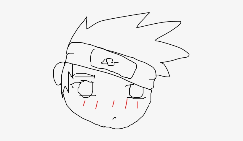 Kakashi Hatake - Line Art, transparent png #7591924