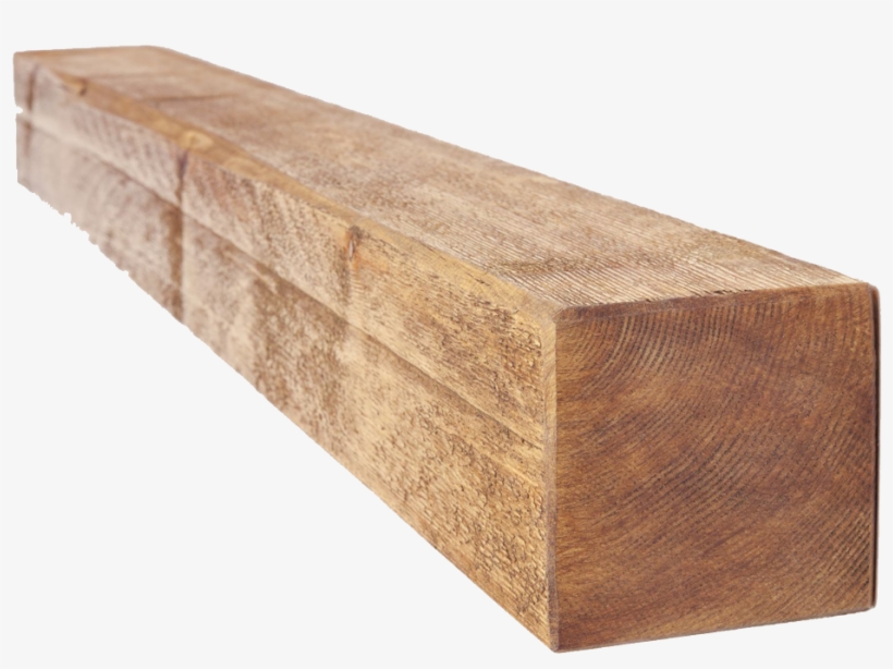 Rustic Timber Beam - Shelf, transparent png #7592253