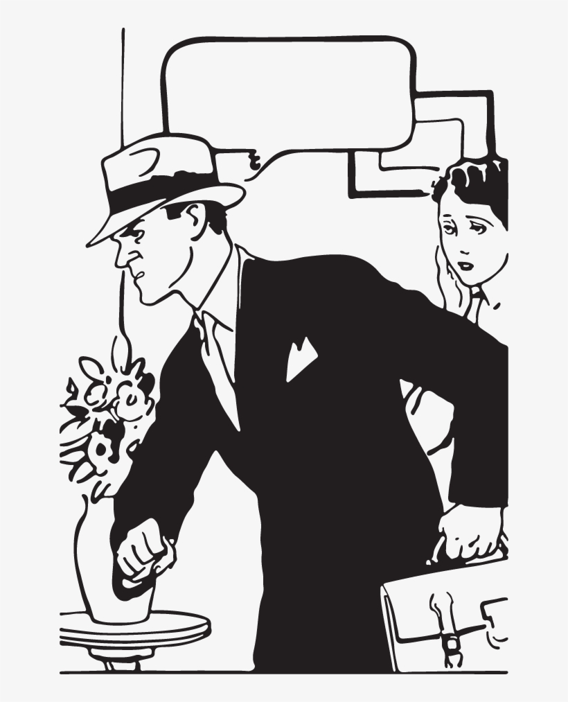 Angry Man Cartoon Png Transparent, transparent png #7592599