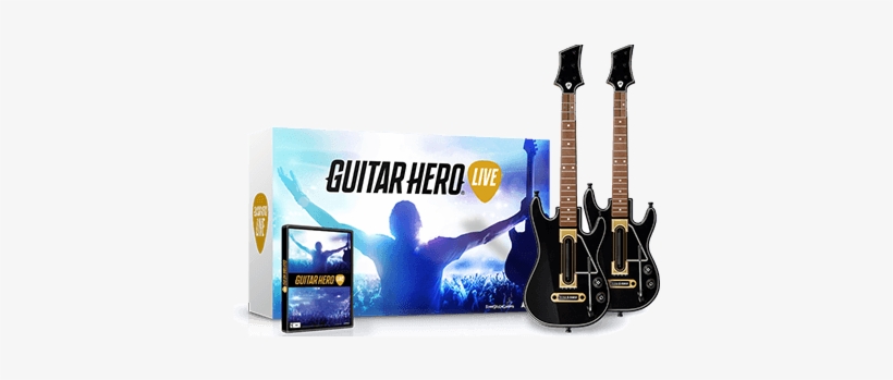 Guitar Hero Live Double Guitar Bundle Xbox - Machine, transparent png #7593009