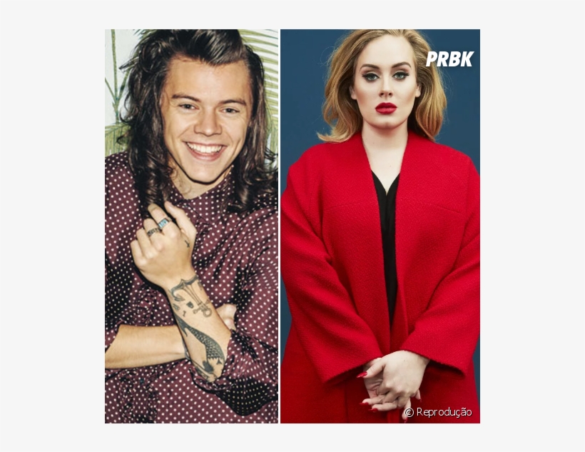 Adele, Zayn Malik E Harry Styles Estão Na Lista Dos - Harry Styles Polka Dotted, transparent png #7593107