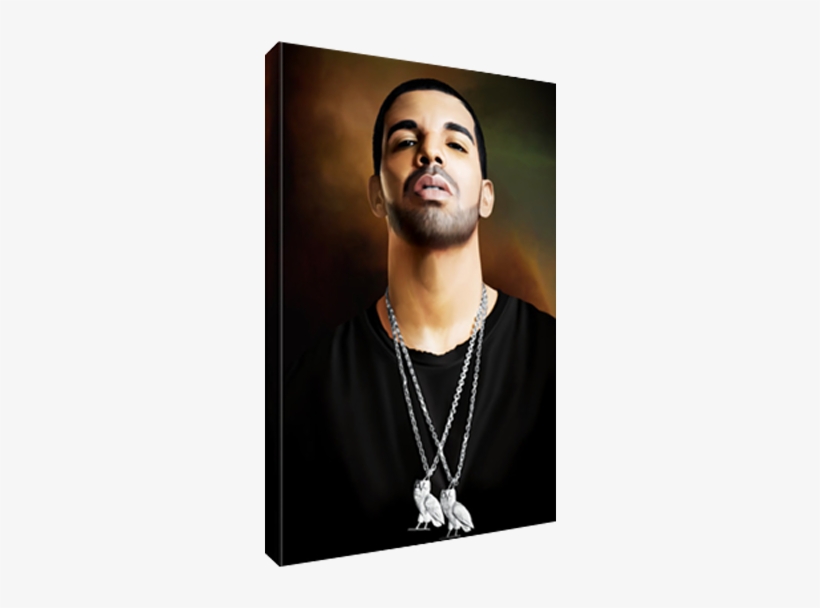 Details About Rap Hip Hop Icon Drake Poster Photo Painting - Chain, transparent png #7593217