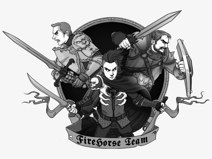 Firehorseteam - Cartoon, transparent png #7593954