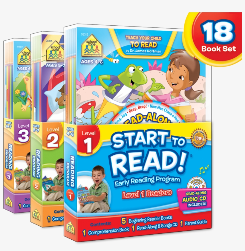 Start To Read Complete Early Reading Program 18-book - Book, transparent png #7594474