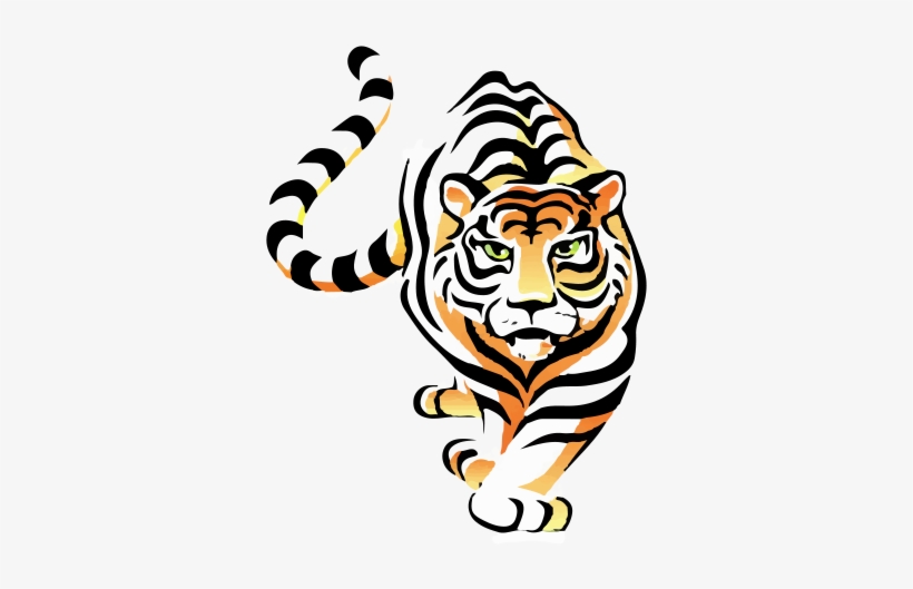 Public School 47 Tigers - Carl Sandburg Middle School Tiger, transparent png #7595219